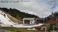 Archiv Foto Webcam Lech am Arlberg: Ausblick Chalet Anna Maria zur Piste 11:00