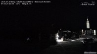 Archiv Foto Webcam Lech am Arlberg: Ausblick Chalet Anna Maria zur Piste 23:00