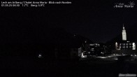 Archiv Foto Webcam Lech am Arlberg: Ausblick Chalet Anna Maria zur Piste 03:00