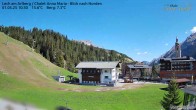 Archiv Foto Webcam Lech am Arlberg: Ausblick Chalet Anna Maria zur Piste 09:00