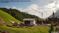 Archiv Foto Webcam Lech am Arlberg: Ausblick Chalet Anna Maria zur Piste 07:00