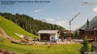 Archiv Foto Webcam Lech am Arlberg: Ausblick Chalet Anna Maria zur Piste 09:00