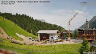 Archiv Foto Webcam Lech am Arlberg: Ausblick Chalet Anna Maria zur Piste 11:00