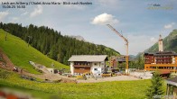Archiv Foto Webcam Lech am Arlberg: Ausblick Chalet Anna Maria zur Piste 15:00