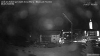 Archiv Foto Webcam Lech am Arlberg: Ausblick Chalet Anna Maria zur Piste 23:00