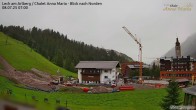 Archiv Foto Webcam Lech am Arlberg: Ausblick Chalet Anna Maria zur Piste 06:00