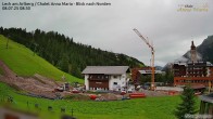 Archiv Foto Webcam Lech am Arlberg: Ausblick Chalet Anna Maria zur Piste 07:00