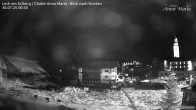 Archiv Foto Webcam Lech am Arlberg: Ausblick Chalet Anna Maria zur Piste 23:00