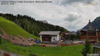 Archiv Foto Webcam Lech am Arlberg: Ausblick Chalet Anna Maria zur Piste 09:00