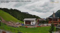 Archiv Foto Webcam Lech am Arlberg: Ausblick Chalet Anna Maria zur Piste 11:00