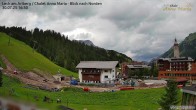 Archiv Foto Webcam Lech am Arlberg: Ausblick Chalet Anna Maria zur Piste 15:00
