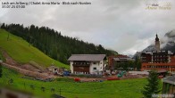 Archiv Foto Webcam Lech am Arlberg: Ausblick Chalet Anna Maria zur Piste 06:00