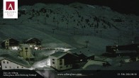 Archiv Foto Webcam Hotel Arlberghaus in Zürs mit Blick auf den Weltcuphang 18:00