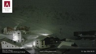Archiv Foto Webcam Hotel Arlberghaus in Zürs mit Blick auf den Weltcuphang 23:00