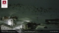 Archiv Foto Webcam Hotel Arlberghaus in Zürs mit Blick auf den Weltcuphang 23:00