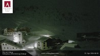 Archived image Webcam Hotel Arlberghaus at Zürs 23:00