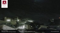 Archiv Foto Webcam Hotel Arlberghaus in Zürs mit Blick auf den Weltcuphang 23:00