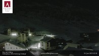 Archiv Foto Webcam Hotel Arlberghaus in Zürs mit Blick auf den Weltcuphang 01:00