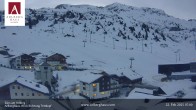 Archiv Foto Webcam Hotel Arlberghaus in Zürs mit Blick auf den Weltcuphang 06:00