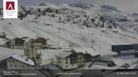 Archiv Foto Webcam Hotel Arlberghaus in Zürs mit Blick auf den Weltcuphang 11:00