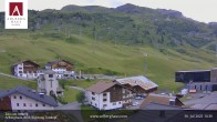 Archiv Foto Webcam Hotel Arlberghaus in Zürs mit Blick auf den Weltcuphang 13:00
