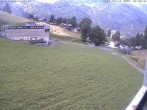 Archived image Webcam Innerwengen: finish area of Lauberhornrace 11:00