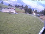 Archived image Webcam Innerwengen: finish area of Lauberhornrace 09:00
