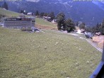 Archived image Webcam Innerwengen: finish area of Lauberhornrace 11:00