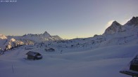 Archiv Foto Webcam Jägeralpe: Blick Biberkopf und Wartherhorn 07:00