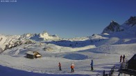 Archiv Foto Webcam Jägeralpe: Blick Biberkopf und Wartherhorn 13:00