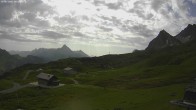 Archiv Foto Webcam Jägeralpe: Blick Biberkopf und Wartherhorn 07:00