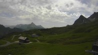 Archiv Foto Webcam Jägeralpe: Blick Biberkopf und Wartherhorn 09:00