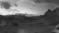 Archiv Foto Webcam Jägeralpe: Blick Biberkopf und Wartherhorn 03:00