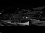 Archiv Foto Webcam Adelboden: Blick Hotel Alpina zum Weltcuphang 23:00