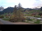 Archiv Foto Webcam Adelboden: Blick Hotel Alpina zum Weltcuphang 05:00
