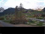 Archiv Foto Webcam Adelboden: Blick Hotel Alpina zum Weltcuphang 06:00