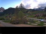 Archiv Foto Webcam Adelboden: Blick Hotel Alpina zum Weltcuphang 17:00