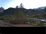 Archiv Foto Webcam Adelboden: Blick Hotel Alpina zum Weltcuphang 19:00