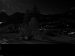 Archiv Foto Webcam Adelboden: Blick Hotel Alpina zum Weltcuphang 23:00