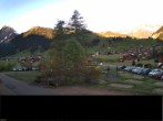 Archiv Foto Webcam Adelboden: Blick Hotel Alpina zum Weltcuphang 06:00
