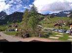 Archiv Foto Webcam Adelboden: Blick Hotel Alpina zum Weltcuphang 09:00