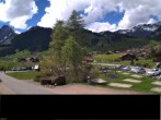 Archiv Foto Webcam Adelboden: Blick Hotel Alpina zum Weltcuphang 11:00