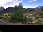 Archiv Foto Webcam Adelboden: Blick Hotel Alpina zum Weltcuphang 08:00