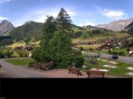 Archiv Foto Webcam Adelboden: Blick Hotel Alpina zum Weltcuphang 10:00