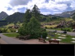 Archiv Foto Webcam Adelboden: Blick Hotel Alpina zum Weltcuphang 12:00