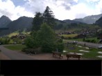Archiv Foto Webcam Adelboden: Blick Hotel Alpina zum Weltcuphang 16:00