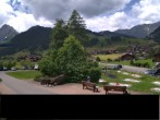 Archiv Foto Webcam Adelboden: Blick Hotel Alpina zum Weltcuphang 11:00