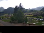 Archiv Foto Webcam Adelboden: Blick Hotel Alpina zum Weltcuphang 13:00