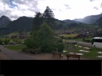 Archiv Foto Webcam Adelboden: Blick Hotel Alpina zum Weltcuphang 17:00