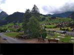 Archiv Foto Webcam Adelboden: Blick Hotel Alpina zum Weltcuphang 09:00